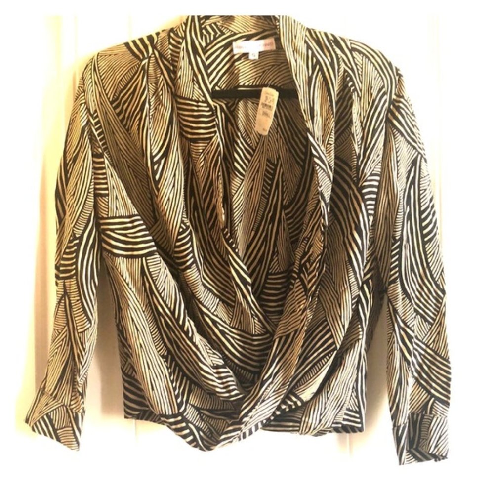 Amanda Uprichard Blouse NWT Small Long Sleeve